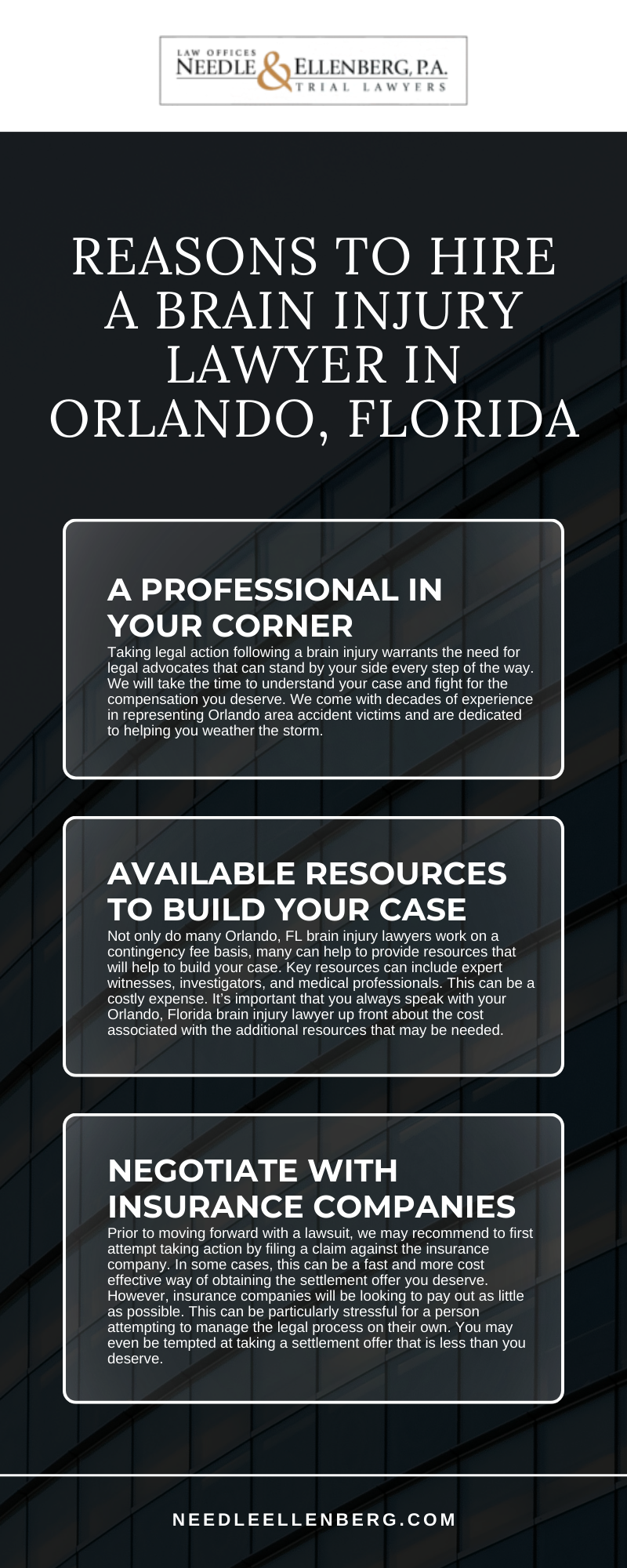 Reasons To Hire A Brain Injury Lawyer In Orlando, Florida Infographic